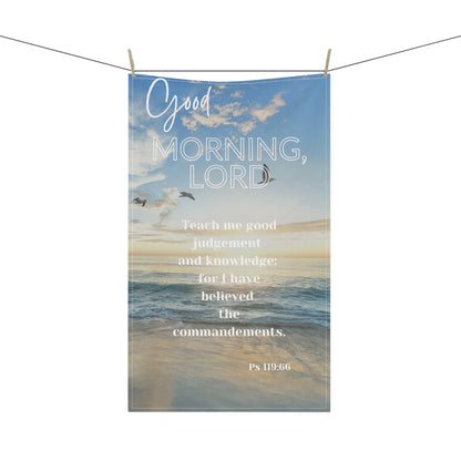 Inspirational Towel Ps 119:66