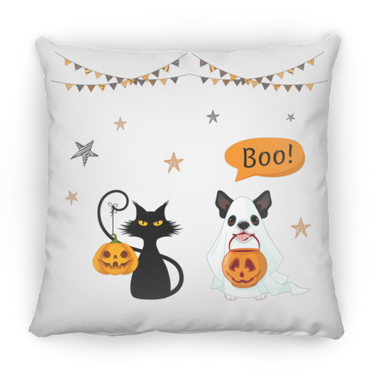 Square Pillow Boo for Halloween Decoration