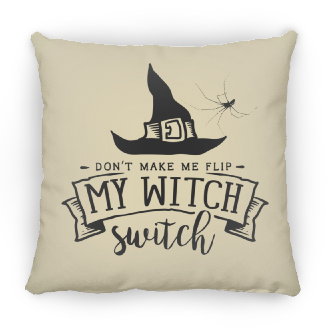 Square Pillow My Witch Switch Halloween Decorations