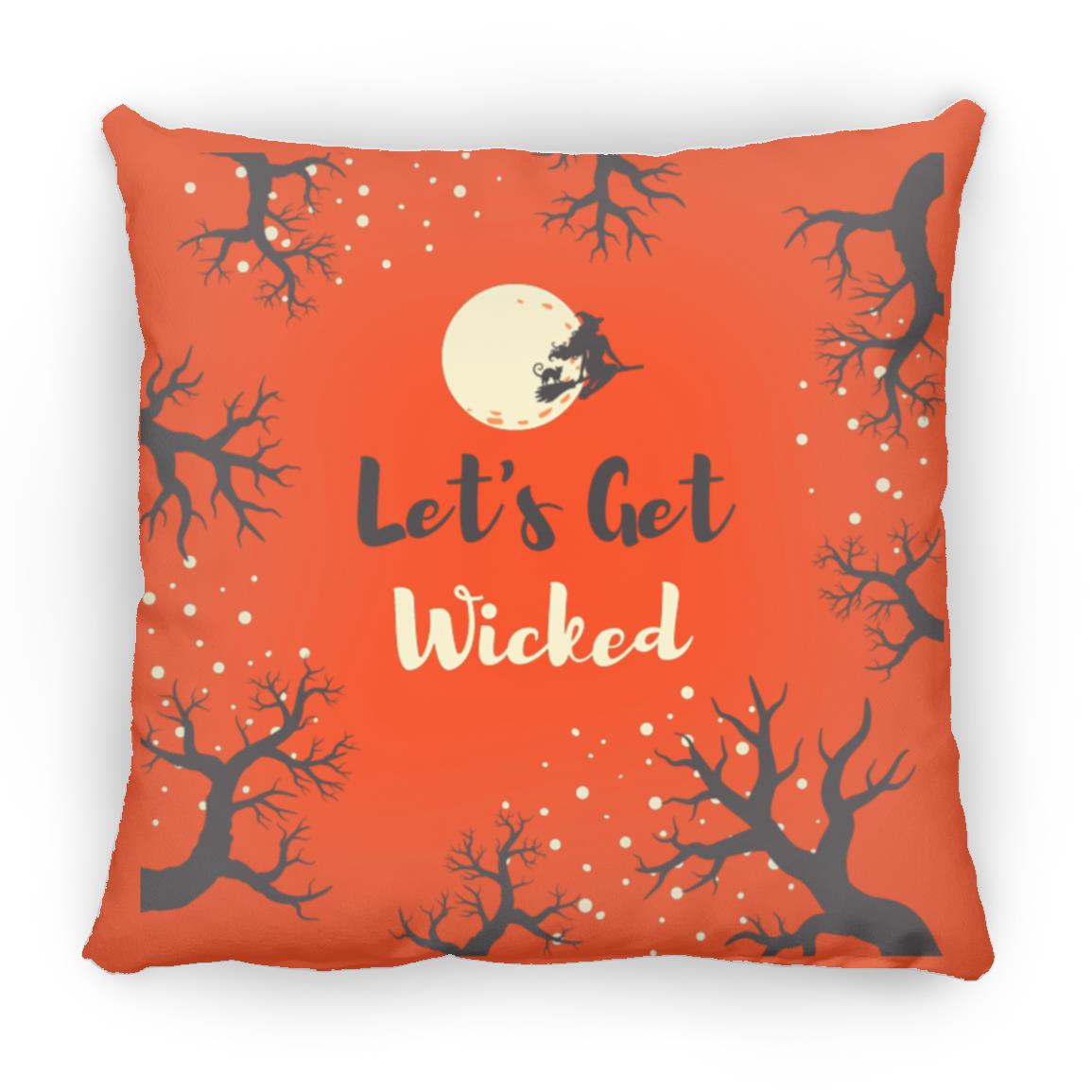 Let's Get Wicked Pillow for Halloween Decoration