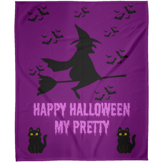 Arctic Fleece Halloween Witch Blanket My Pretty - 50x60