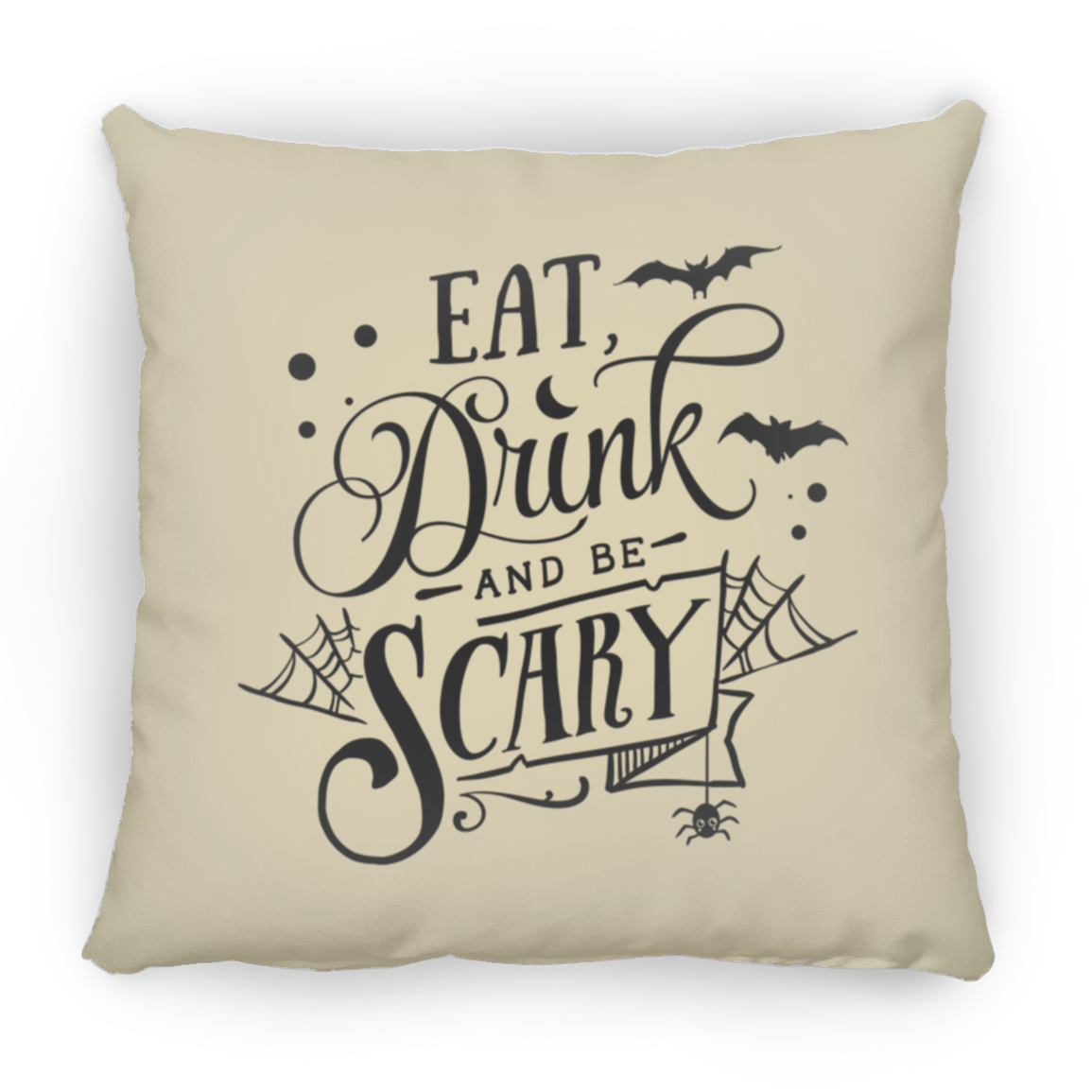 Square Pillow Be Scary Halloween Decorations