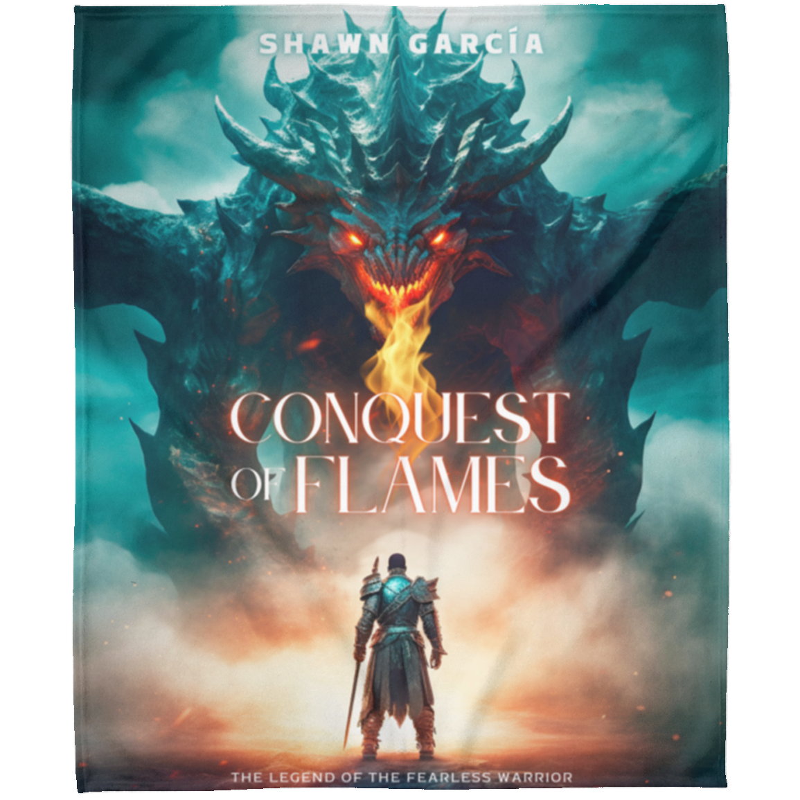 Arctic Fleece Conquest of Flames Blanket (50x60)