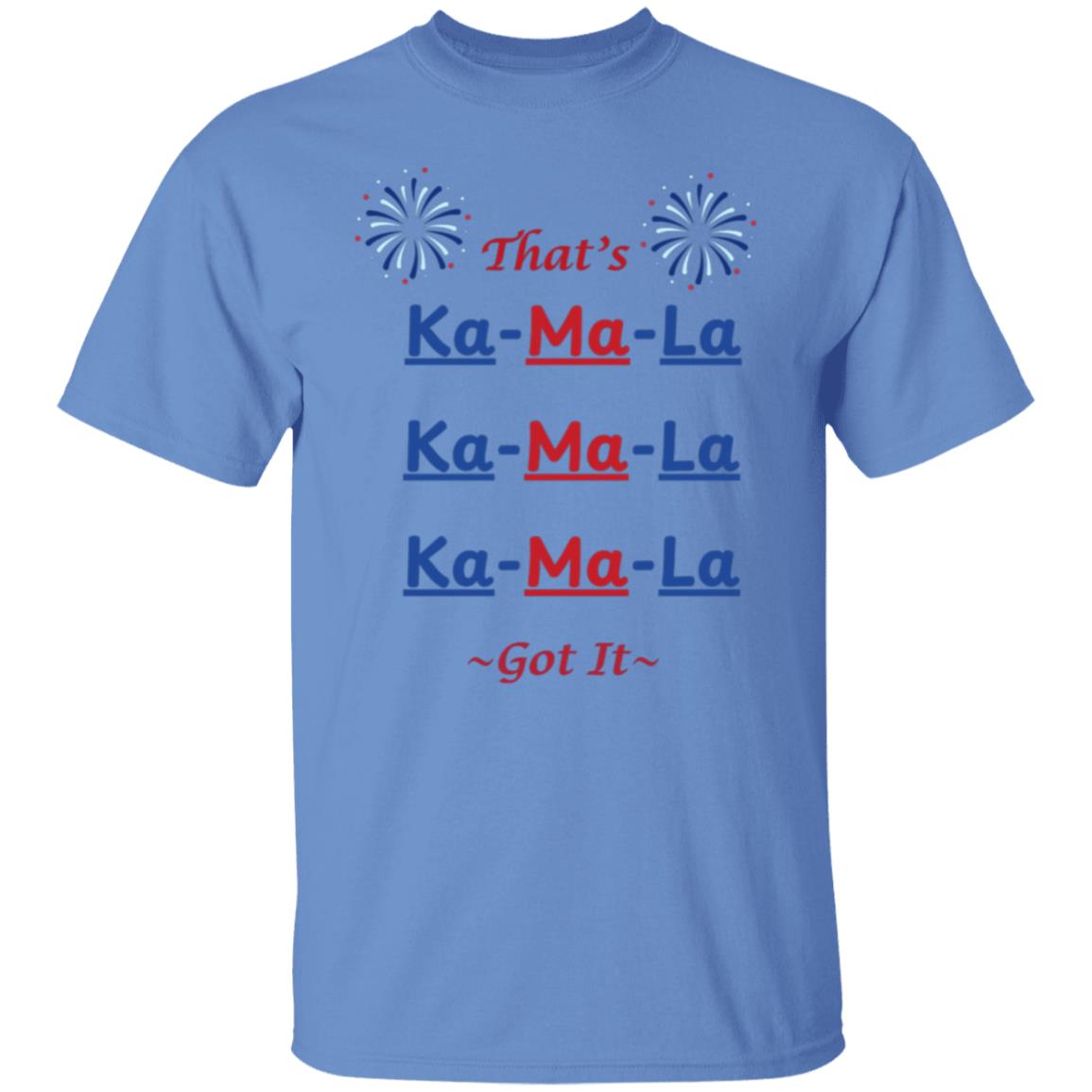 Thats Ka-ma-la  T-shirt - Red & Blue