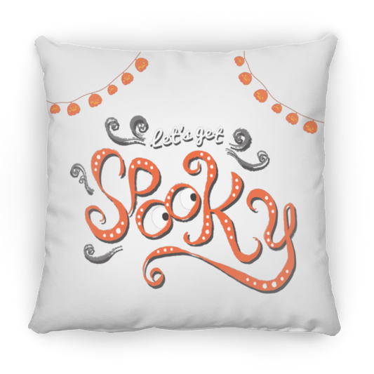 Square Pillow Let's Get Spookey Halloween Decorations