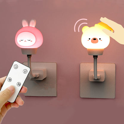 Brighten Up the Night with the Adorable Cartoon Night Light! 🐰✨