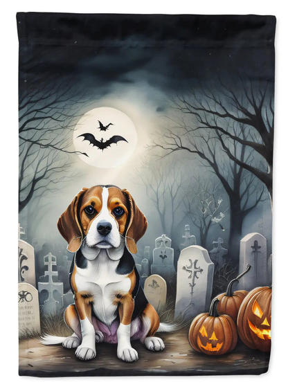 Beagle Spooky Halloween Garden Flag