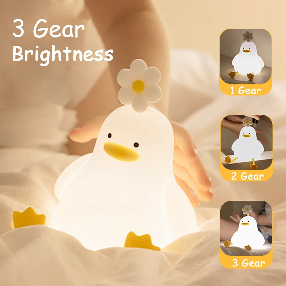 Light Up Their Dreams with the Adorable Duck Night Light! 🦆✨