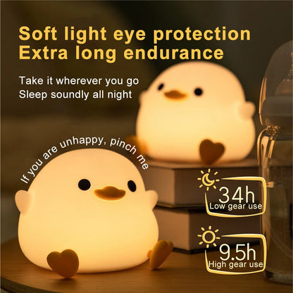 Light Up Their Dreams with the Adorable Duck Night Light! 🦆✨