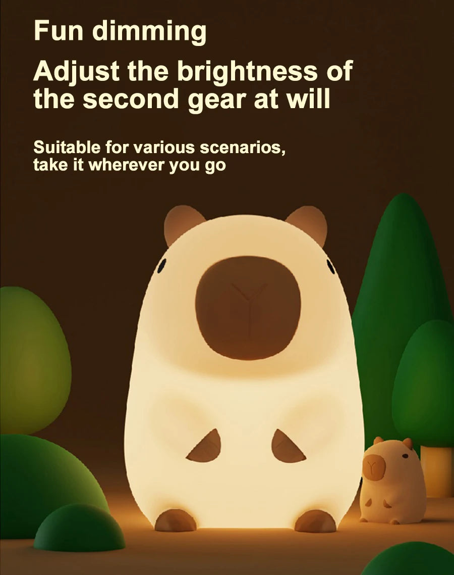 Bring Comfort and Joy to Your Child's Nights with the Capybara Night Light