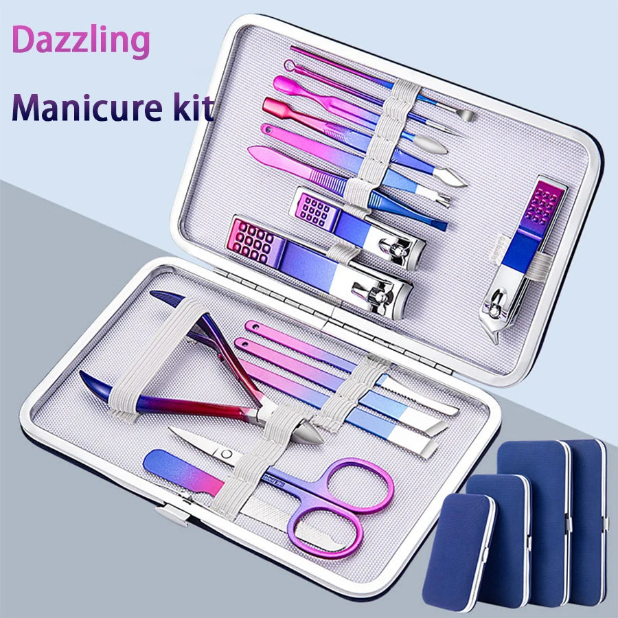 *💅 7-15 pc Ultimate Manicure Set for Perfect Nails and Eyebrows 💅