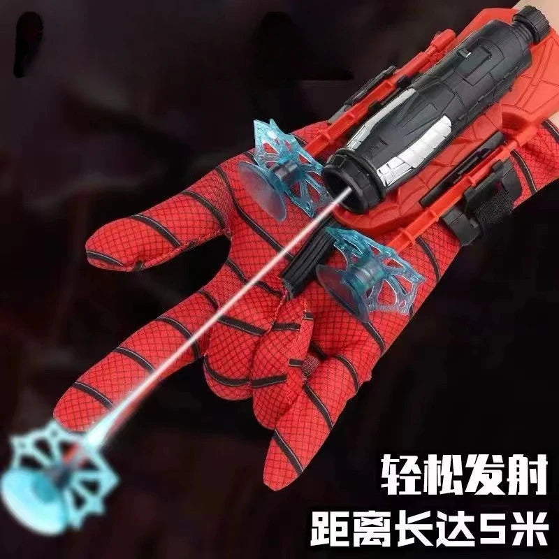 Disney Spiderman Hero Launcher - Rotating Soft Bullet Gun with Suction Cup Ejection Toy for Kids - Perfect Children's Birthday Gift