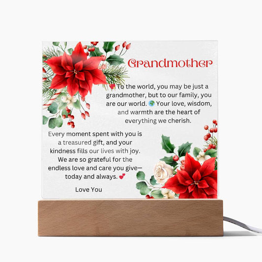 Gift for Grandmother with Love - To the World