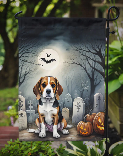 Beagle Spooky Halloween Garden Flag